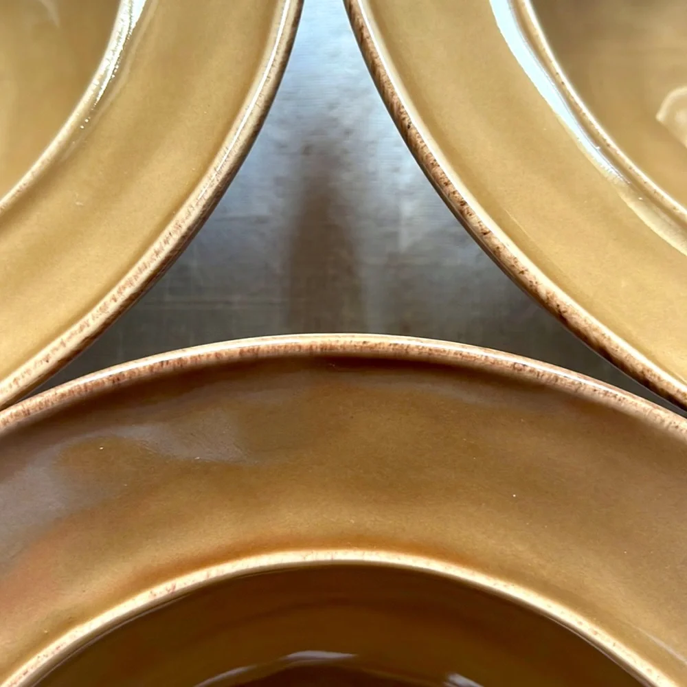 3 Pottery Barn handcrafted soup / cereal bowls
